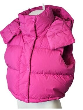 Lululemon super cropped wonder puff vest size 4